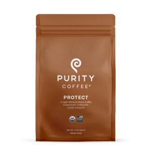 PROTECT: Light-Medium Roast Whole Bean Coffee - 12 oz, Whole Bean